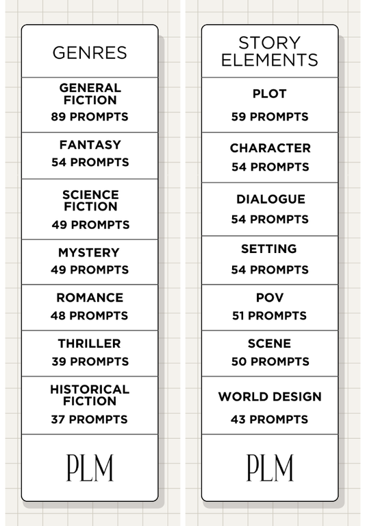 Writing Prompt Bookmark